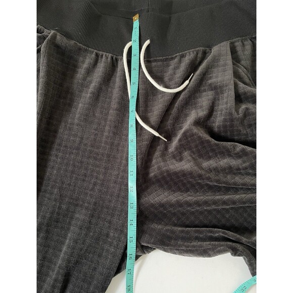 NEW Black Grey Nike Velour High Waisted Joggers Womens XXL Dv7820 - Picture 12 of 14